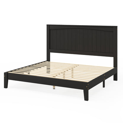 Sanderson Solid Wood Bed Frame -FULL / BLACK