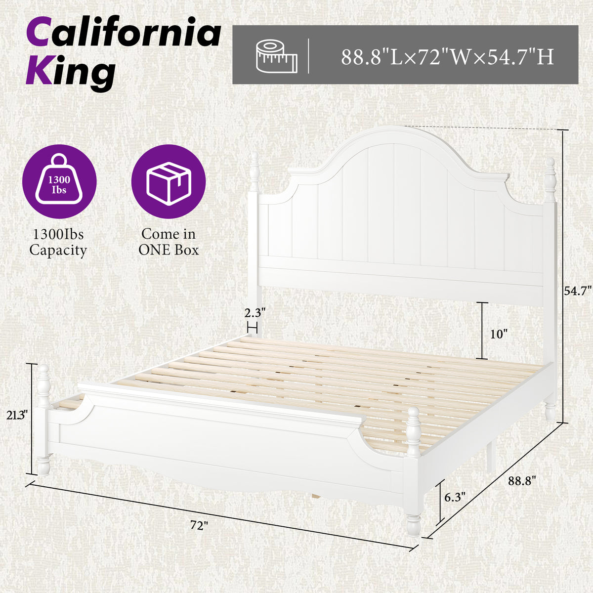 California King / White