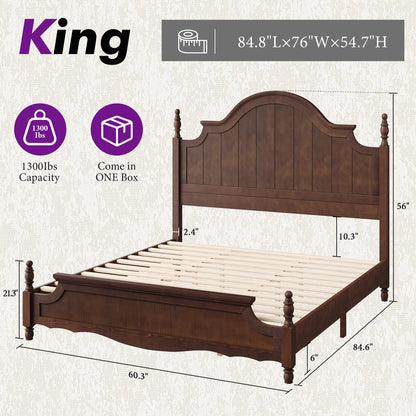 King / Dark Walnut