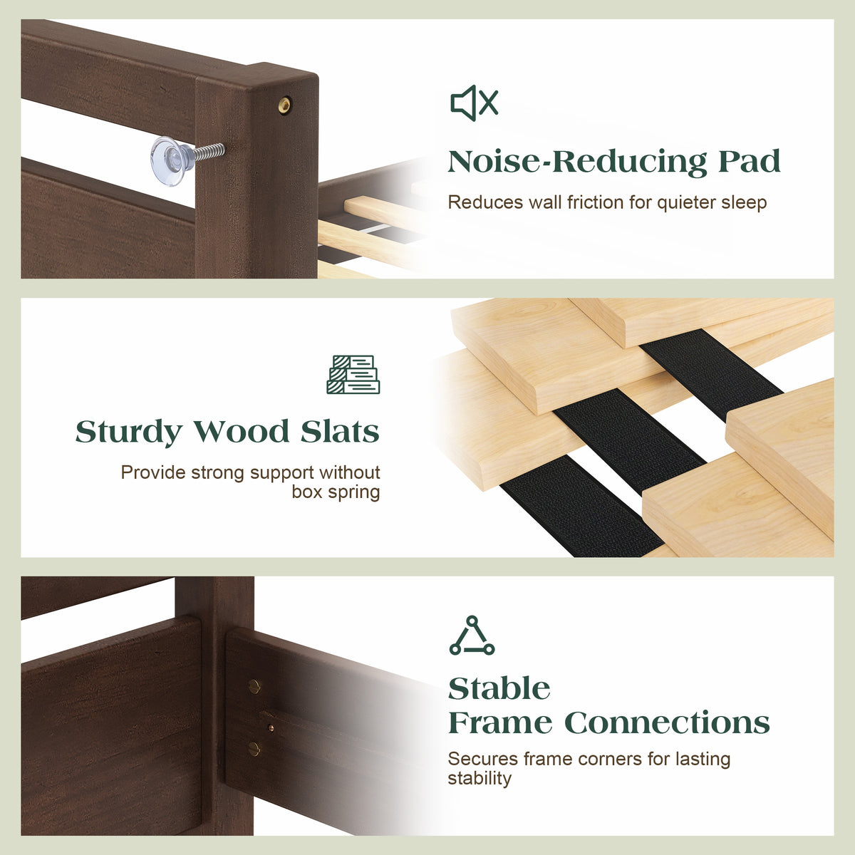 Void Solid Wood Bed - DW-K