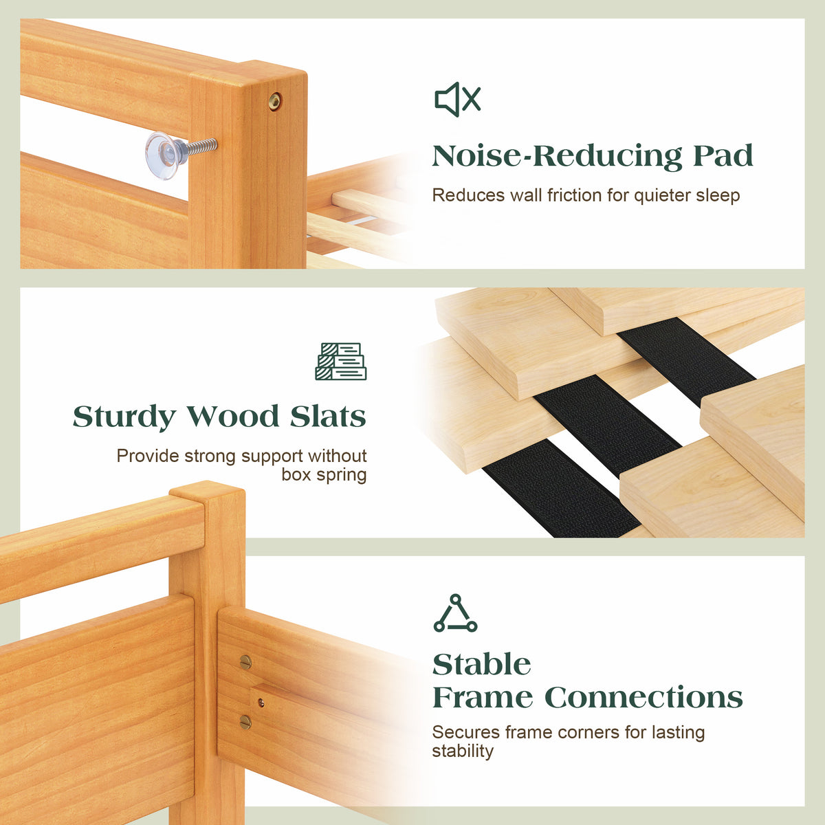 Void Solid Wood Bed - YO-K