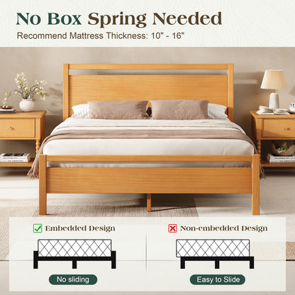 Void Solid Wood Bed - YO-Q