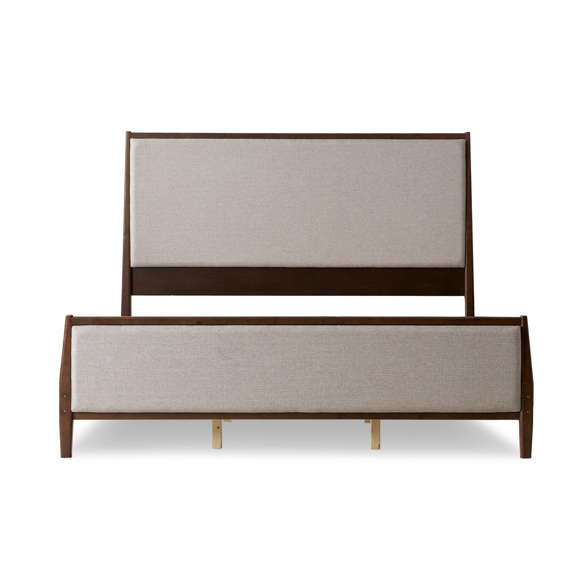 Slumber Tall Solid Wood Bed Frame CK Dark Walnut Bed