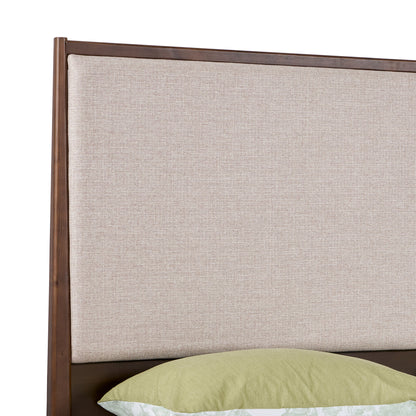 Slumber Tall Solid Wood Bed Frame CK Dark Walnut Bed