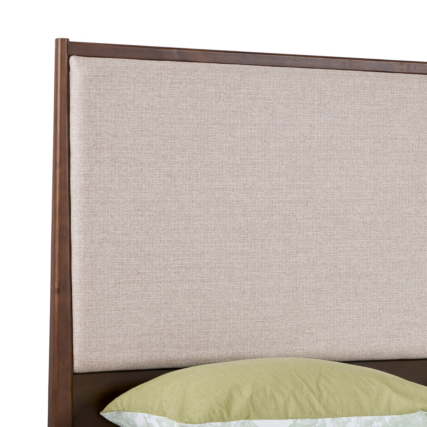 Slumber Tall Solid Wood Bed Frame King Walnut Bed