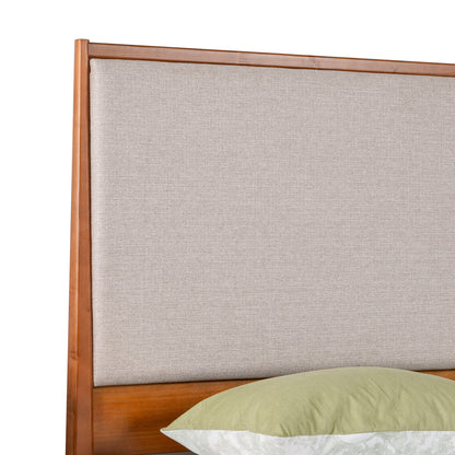 Slumber Tall Solid Wood Bed Frame King Walnut Bed