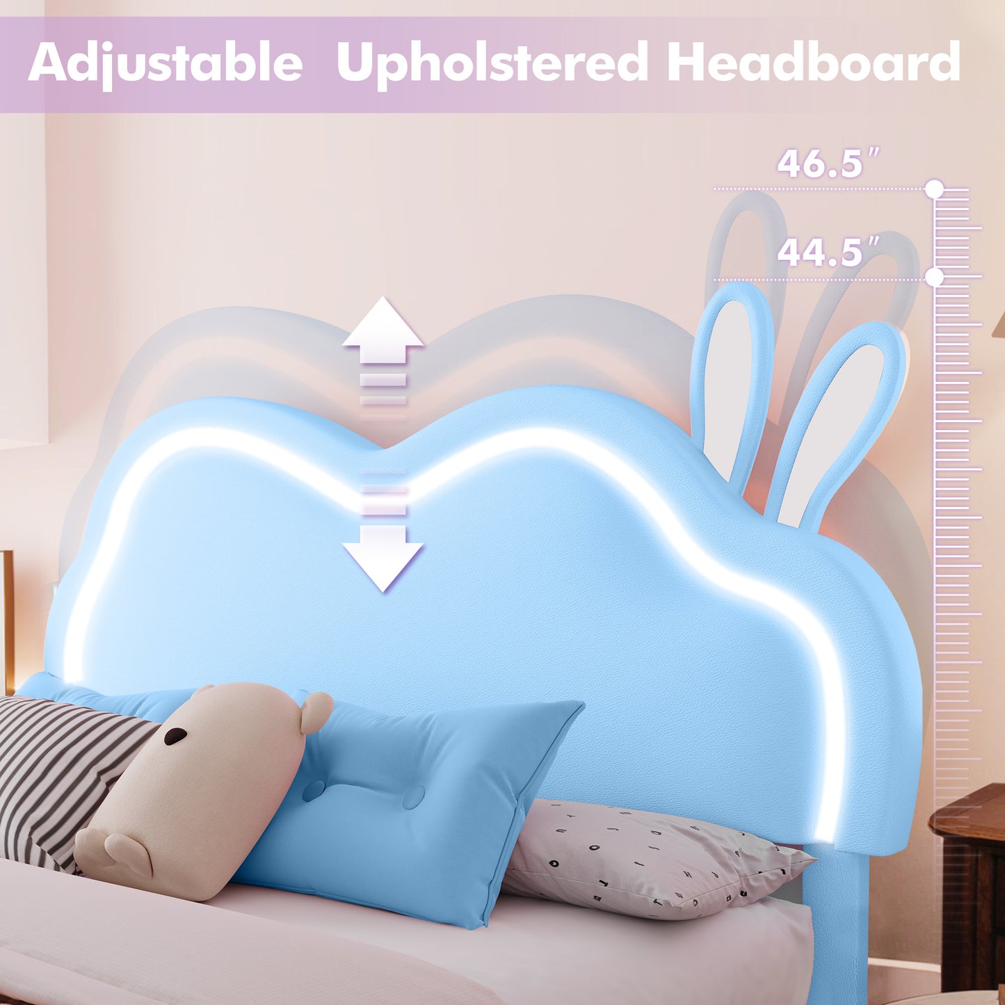 Luna Floating Cloud Bed Amerlife Blue / Twin