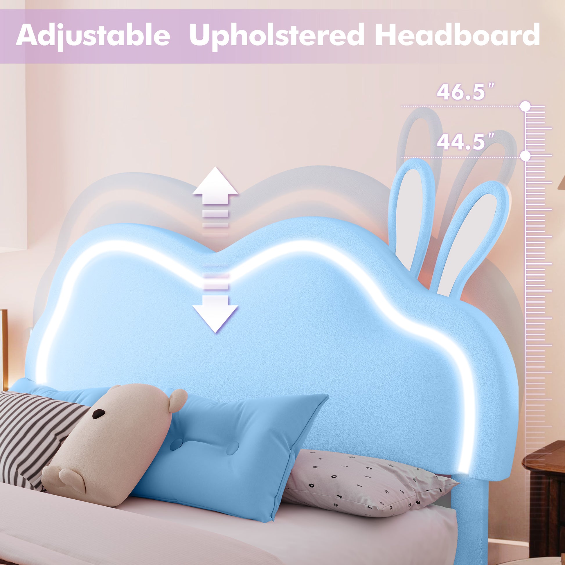Luna Floating Cloud Bed Amerlife Blue / Twin