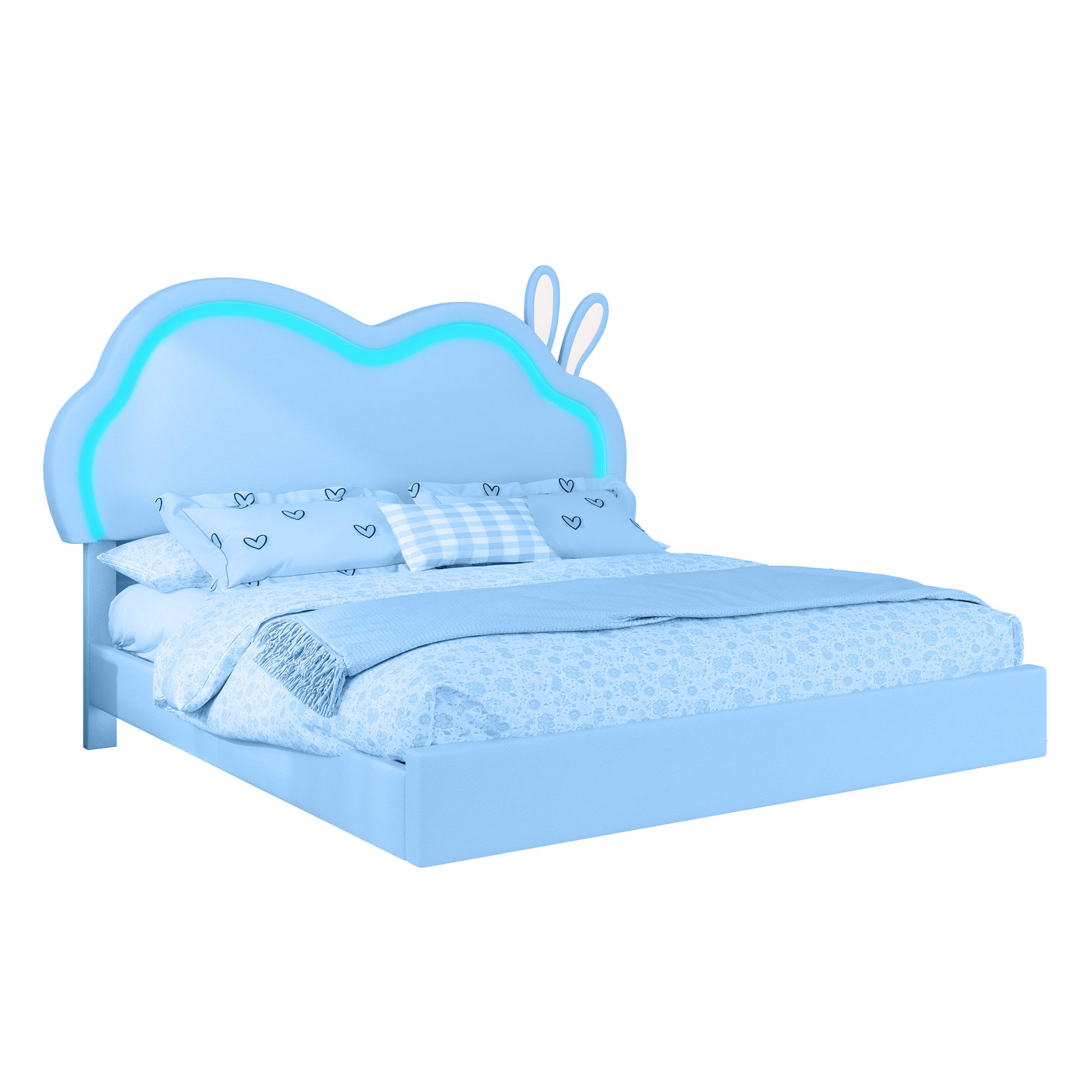 Luna Floating Cloud Bed Amerlife Blue / Twin