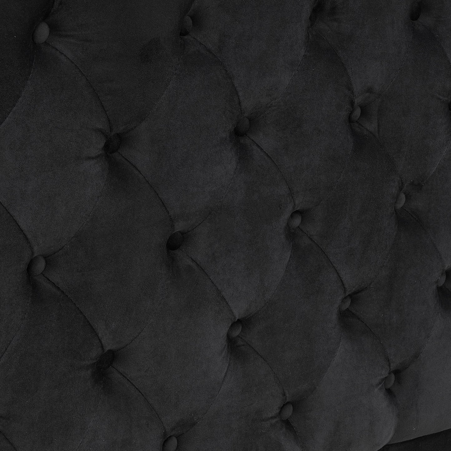 Swoon Velvet Canopy Bed Frame Amerlife Black / Queen