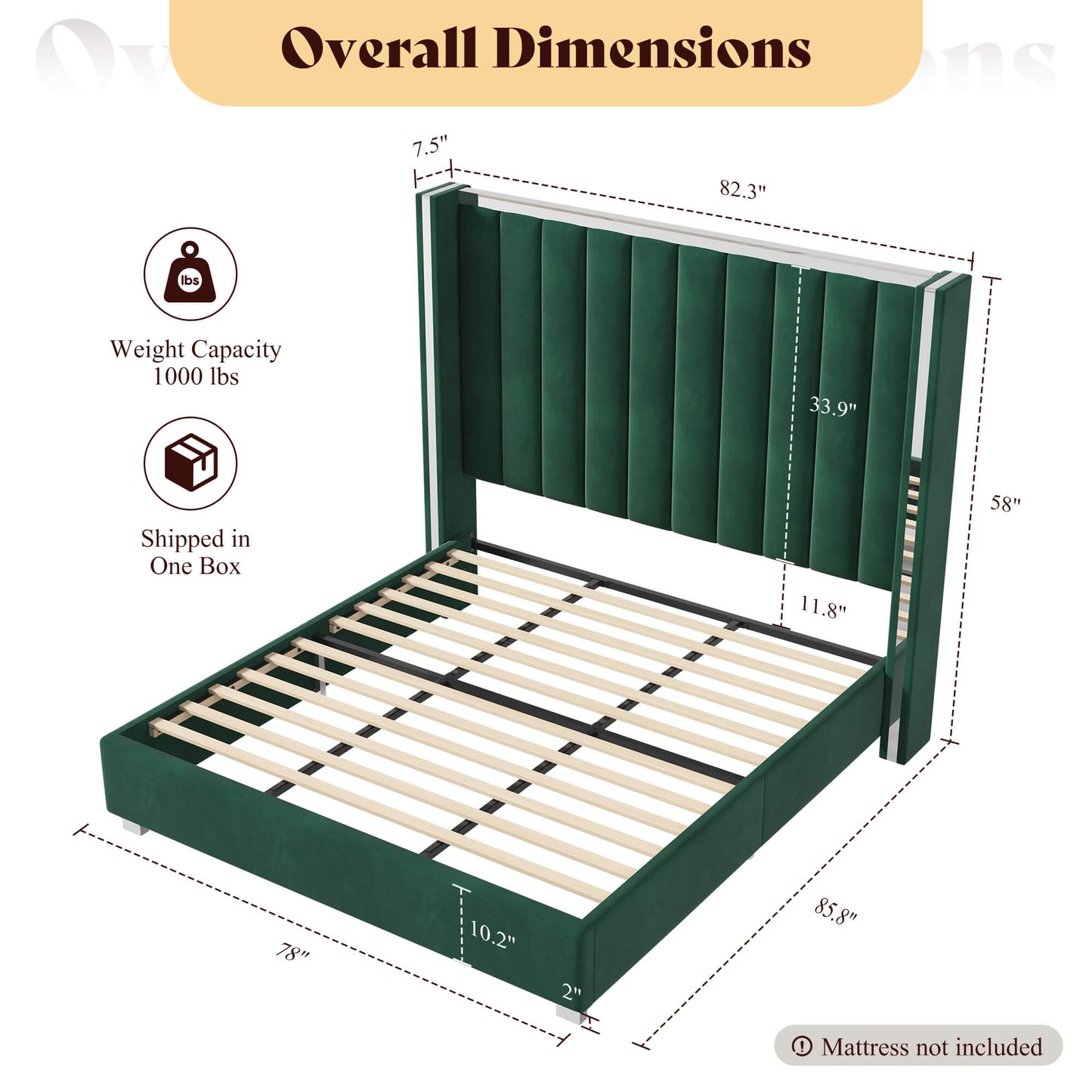Beaumont King Bed Frame Amerlife
