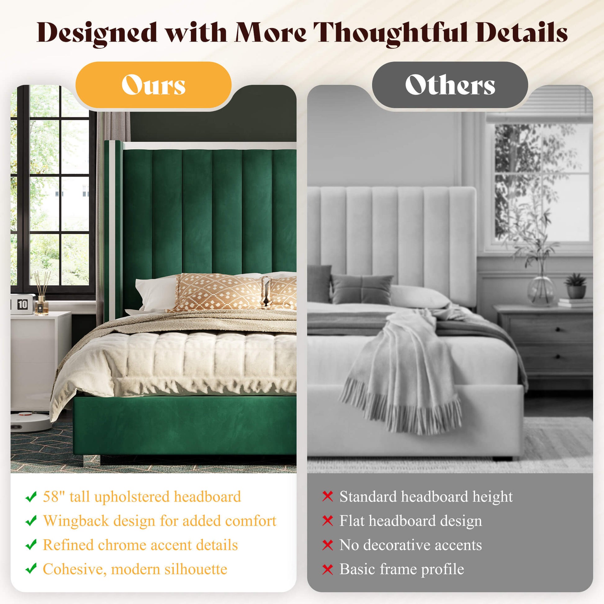 Beaumont Queen Bed Frame Amerlife