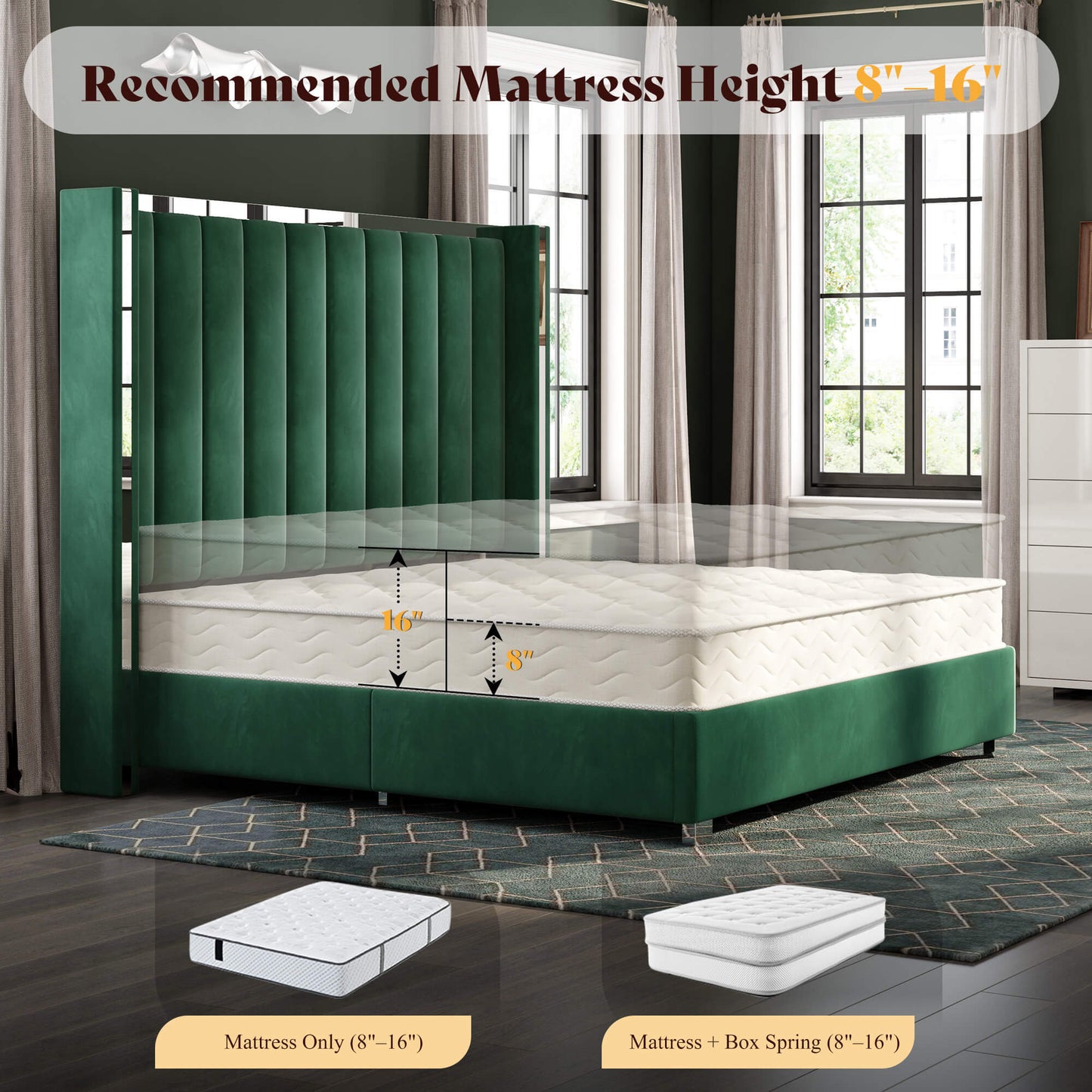 Beaumont Queen Bed Frame Amerlife