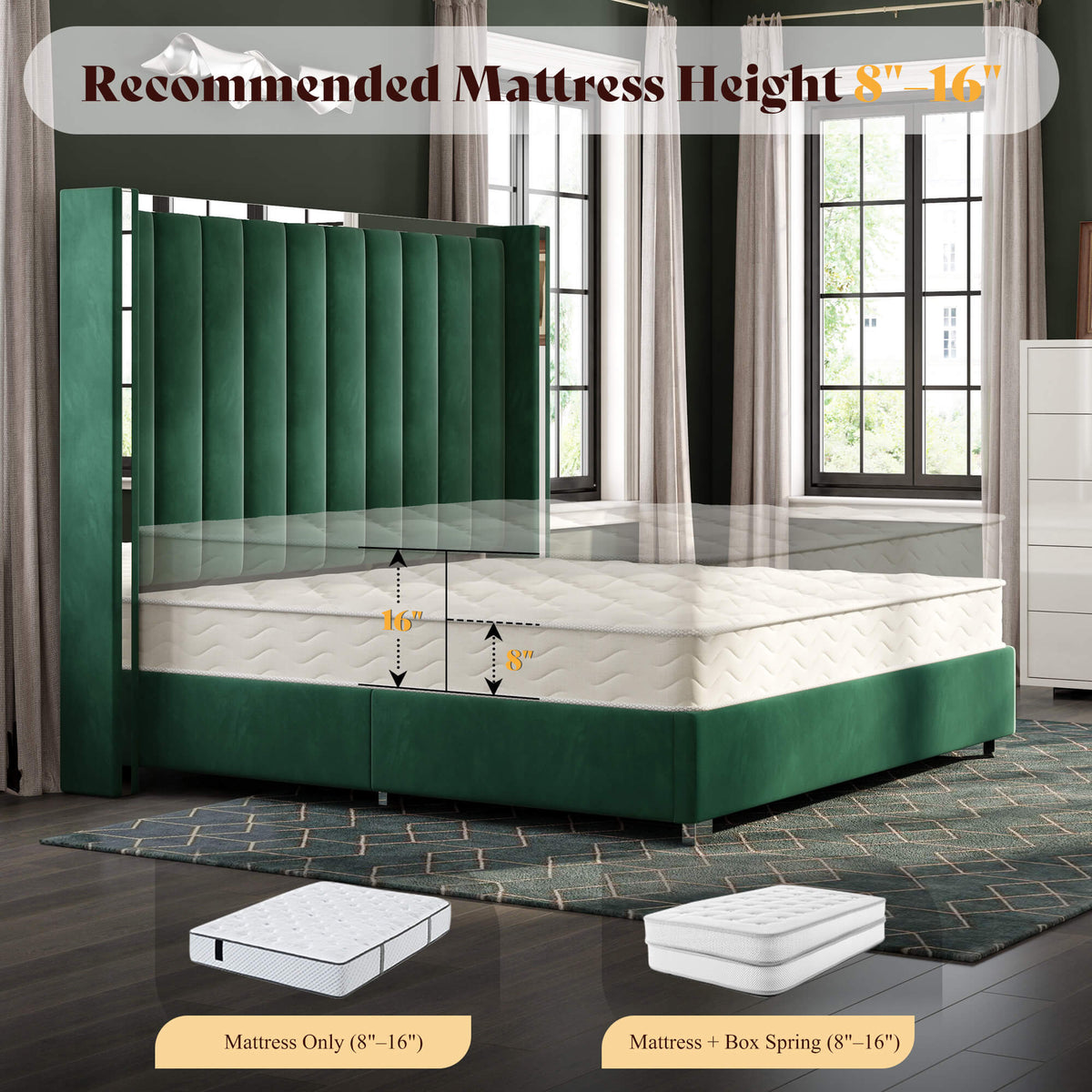 Beaumont Queen Bed Frame Amerlife