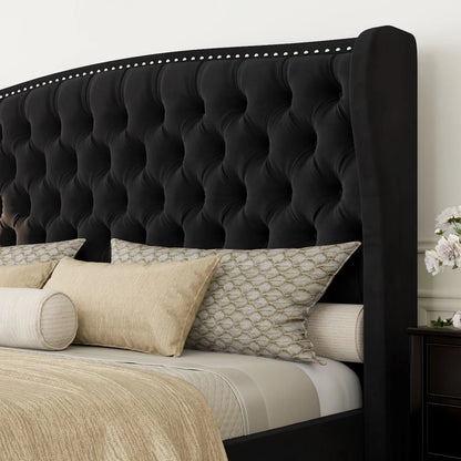 McCarthy Queen Bed Frame Amerlife Black