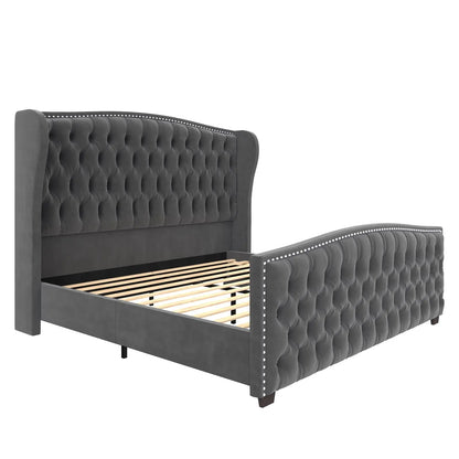 McCarthy Queen Bed Frame Amerlife Grey
