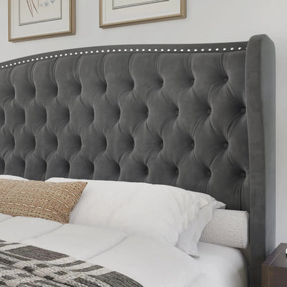 McCarthy Queen Bed Frame Amerlife Grey