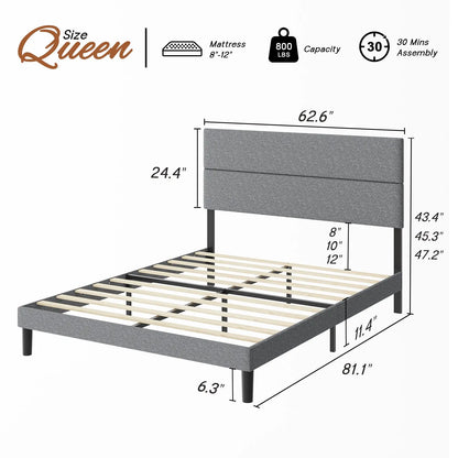Queen / Light Grey