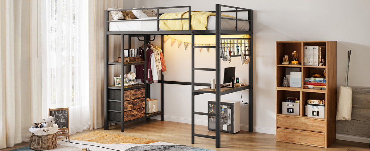 Lofton Twin Loft Bed
