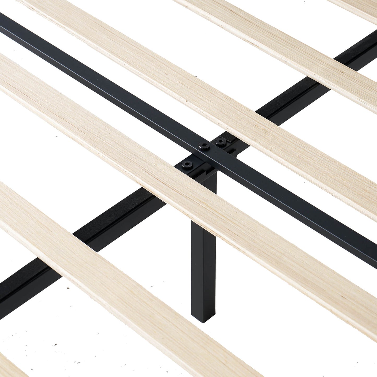 Tennyson Storage Wooden Bed Frame-Queen(Black)