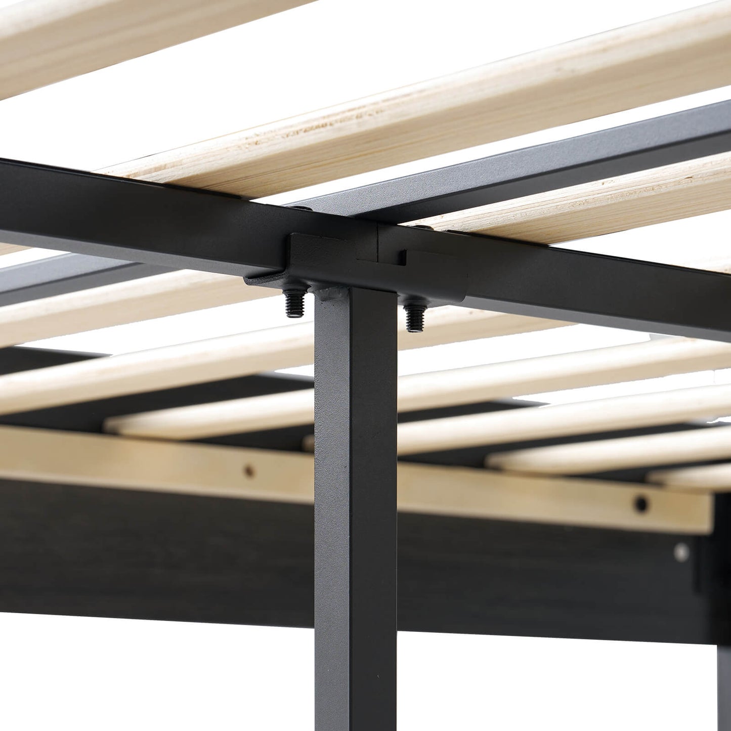 Tennyson Storage Wooden Bed Frame-Queen(Black)