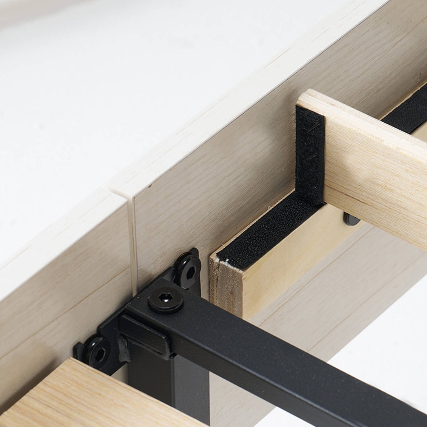 Tennyson Storage Wooden Bed Frame-Full(White)