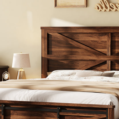 Barrow Bed Frame - Full / Red Brown