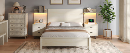 Evelyn Queen Bed Frame-Birch White