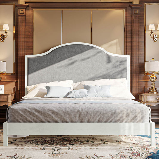 Dunmore Solid Wood Bed Frame- White