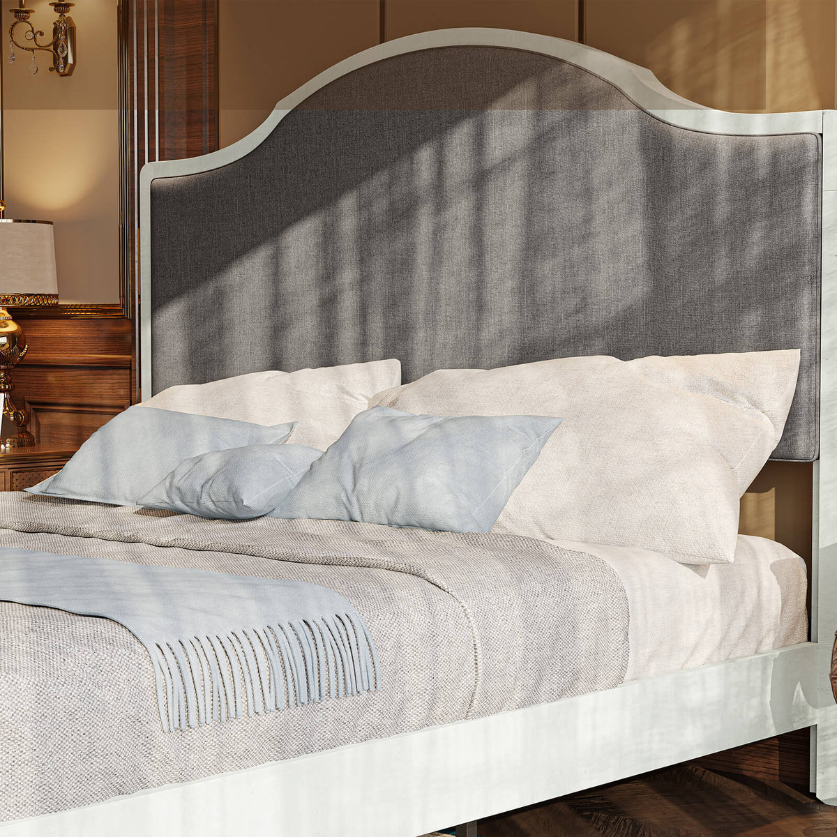 Dunmore Solid Wood Bed Frame- White
