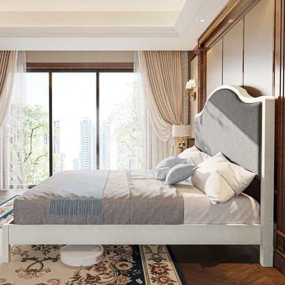 Dunmore Solid Wood Bed Frame- White