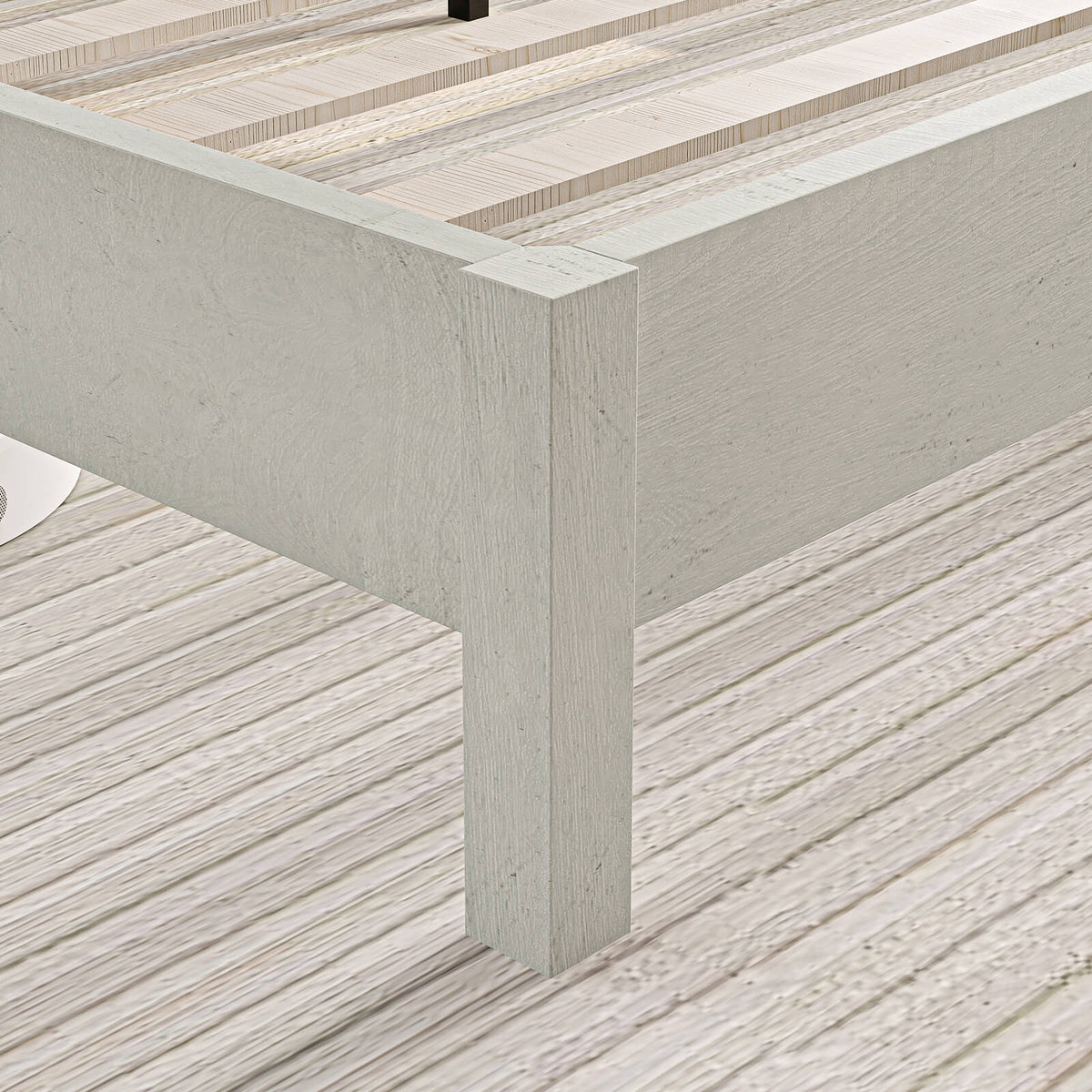 Dunmore Solid Wood Bed Frame- White