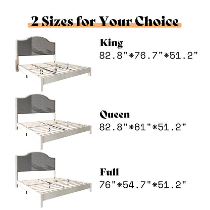 Dunmore Solid Wood Bed Frame- White