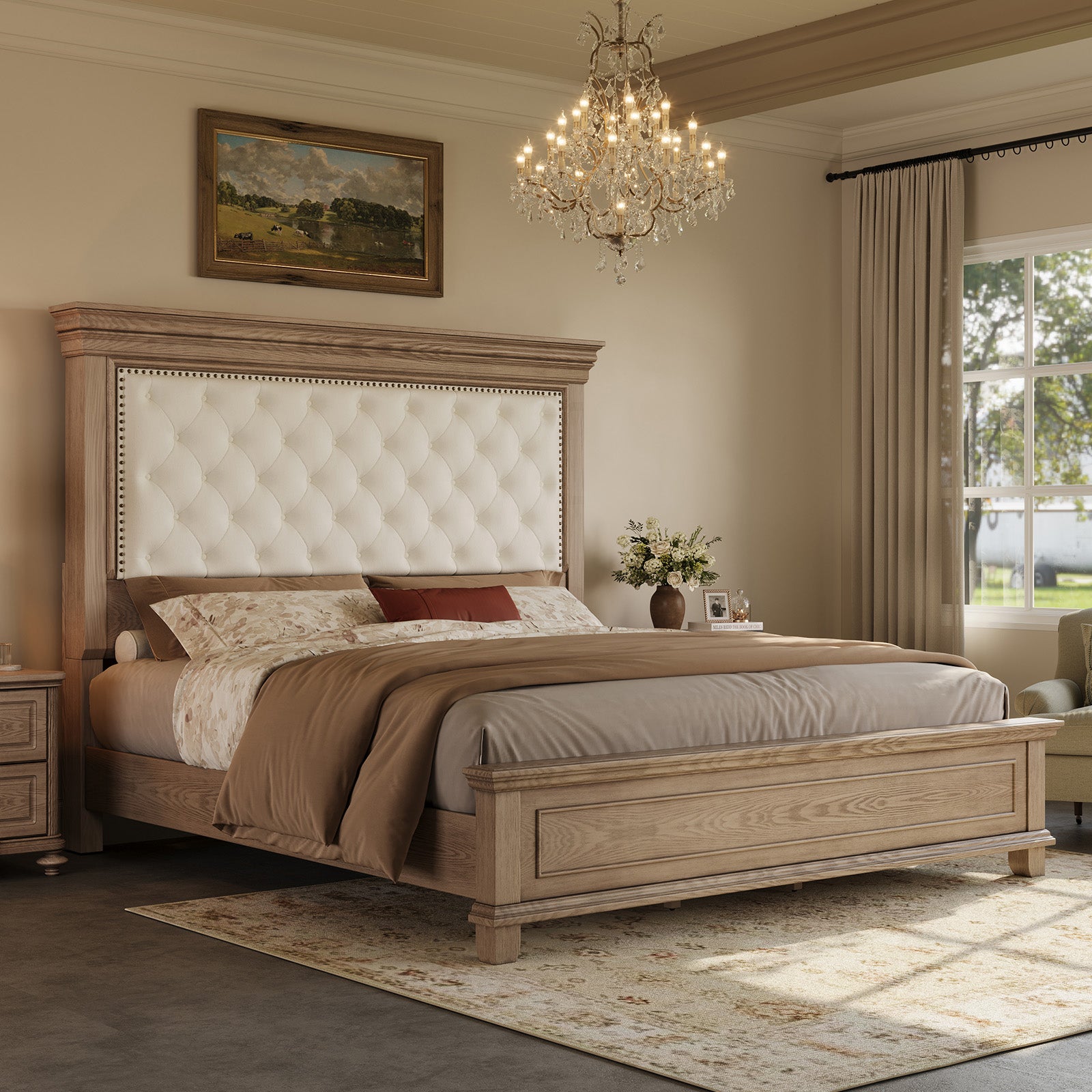 Ellsworth Solid Wood Bed Frame - Amerlife