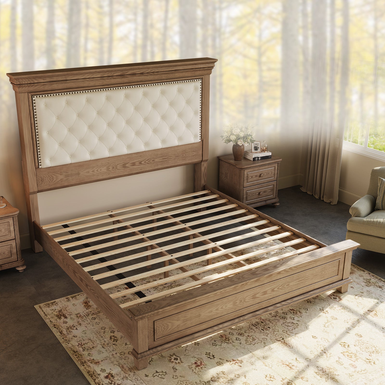 Ellsworth Solid Wood Bed Frame - Amerlife