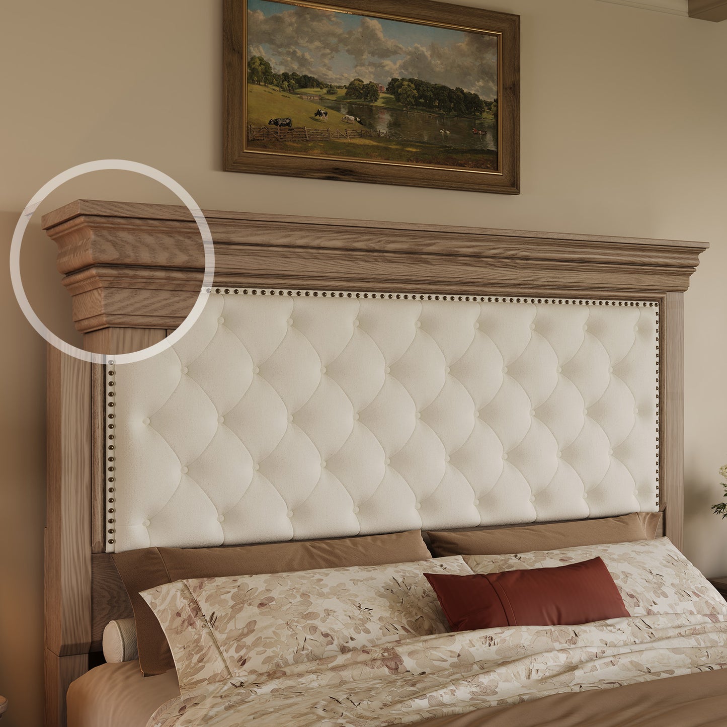 Ellsworth Solid Wood Bed Frame - Amerlife
