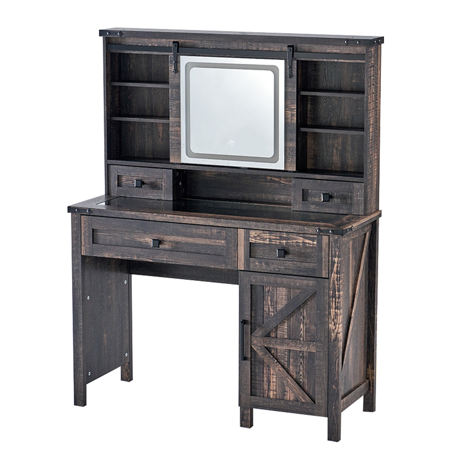 Bourton 42 Makeup Vanity - Black