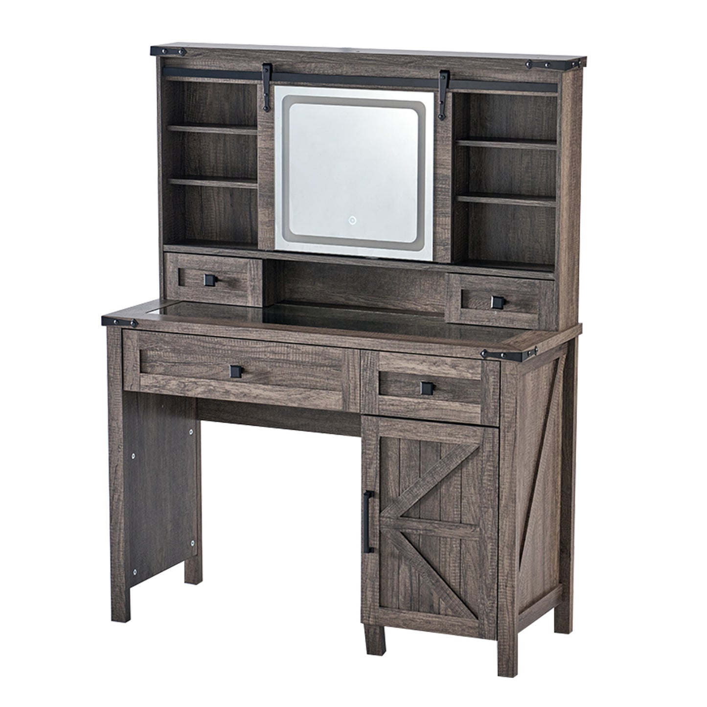 Bourton 42 Makeup Vanity - Gray