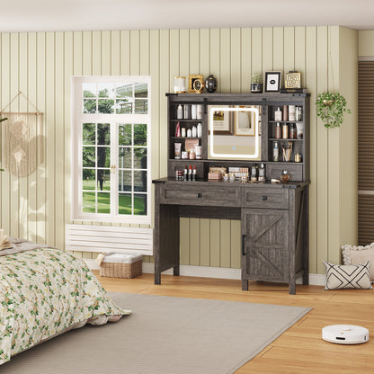 Bourton 42 Makeup Vanity - Gray