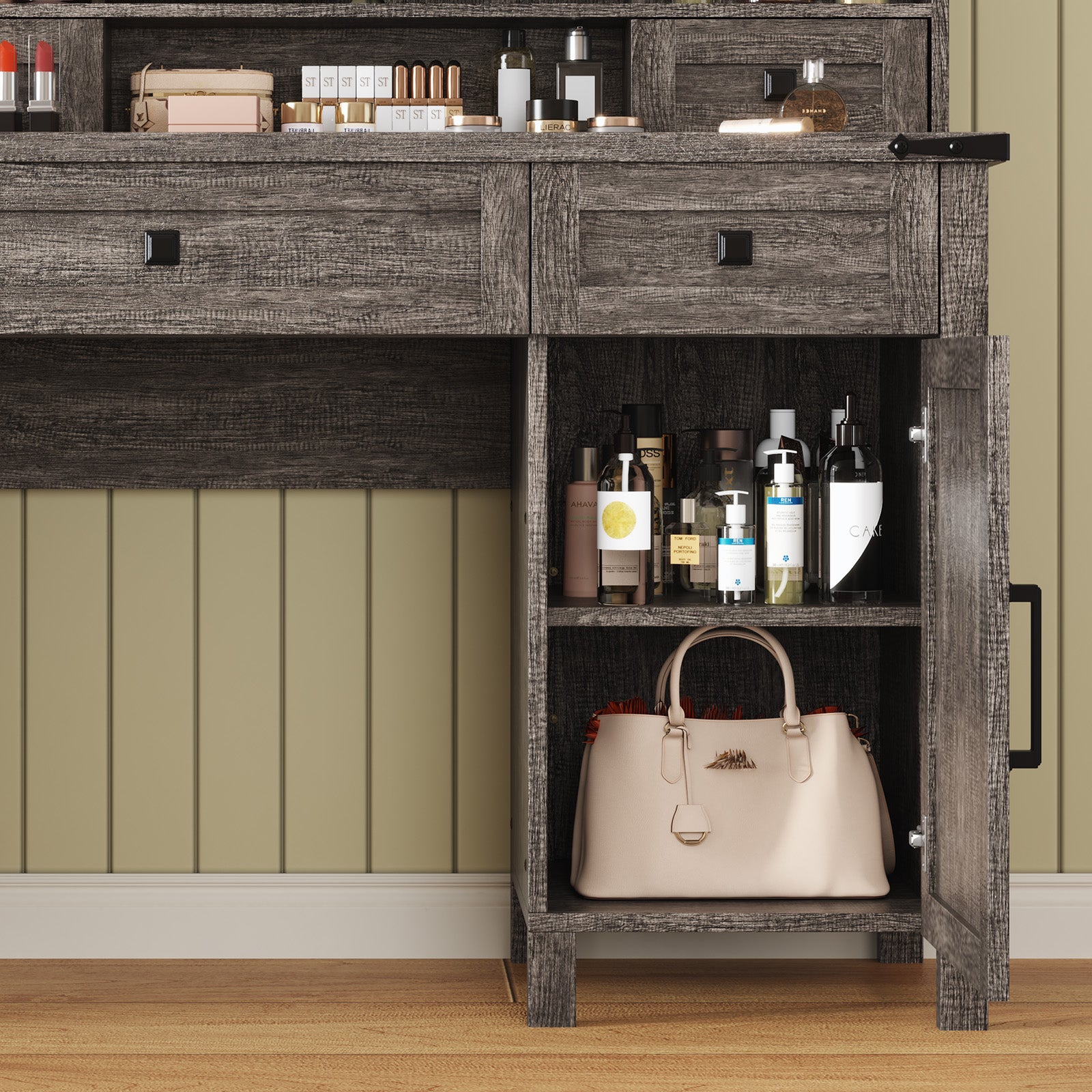 Bourton 42 Makeup Vanity - Gray