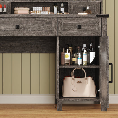 Bourton 42 Makeup Vanity - Gray