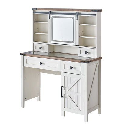 Bourton 42 Makeup Vanity - White