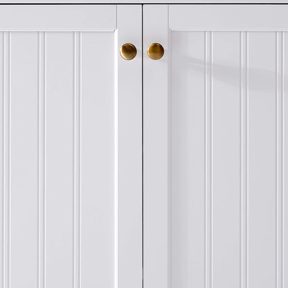 Averis 72" Sideboard Buffet Cabinet Amerlife White