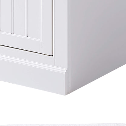 Averis 72" Sideboard Buffet Cabinet Amerlife White