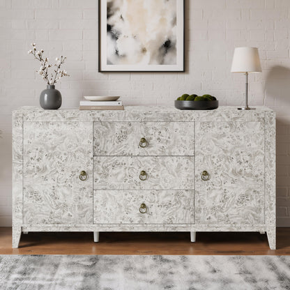 Orlando 60'' High Gloss Buffet Amerlife Grey