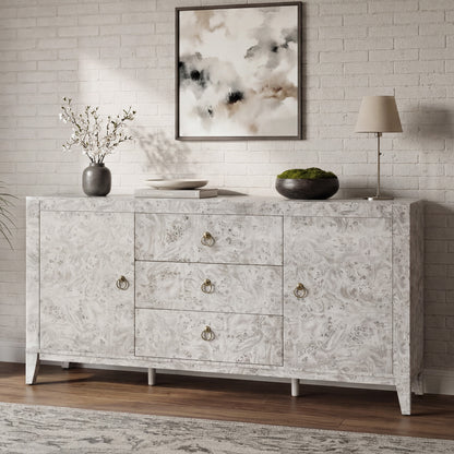 Orlando 60'' High Gloss Buffet Amerlife Grey