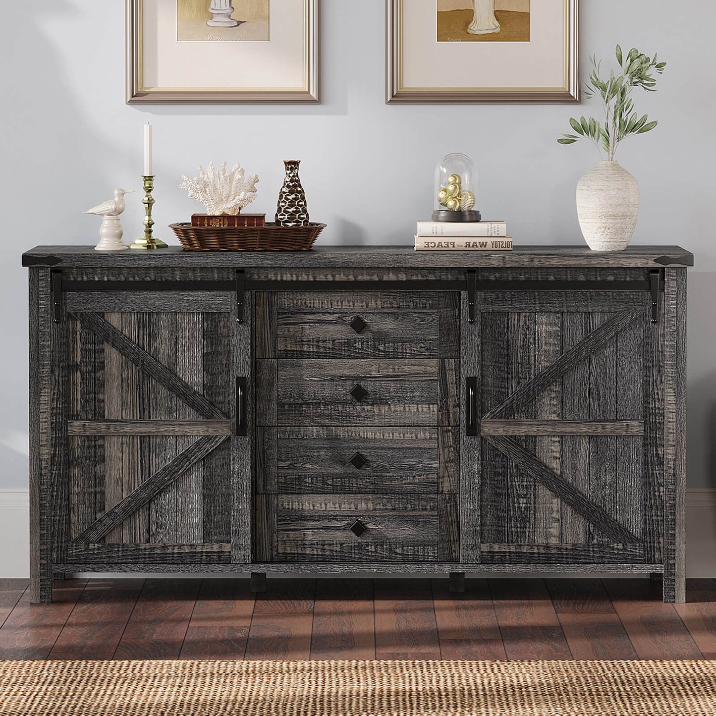 Marlowe 60" Dresser - Black