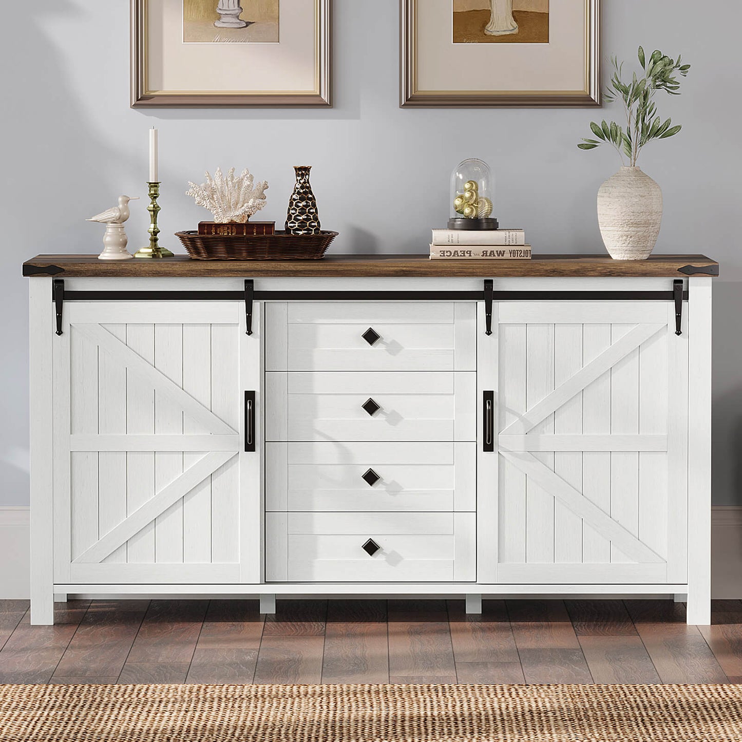 Marlowe 60" Dresser - White
