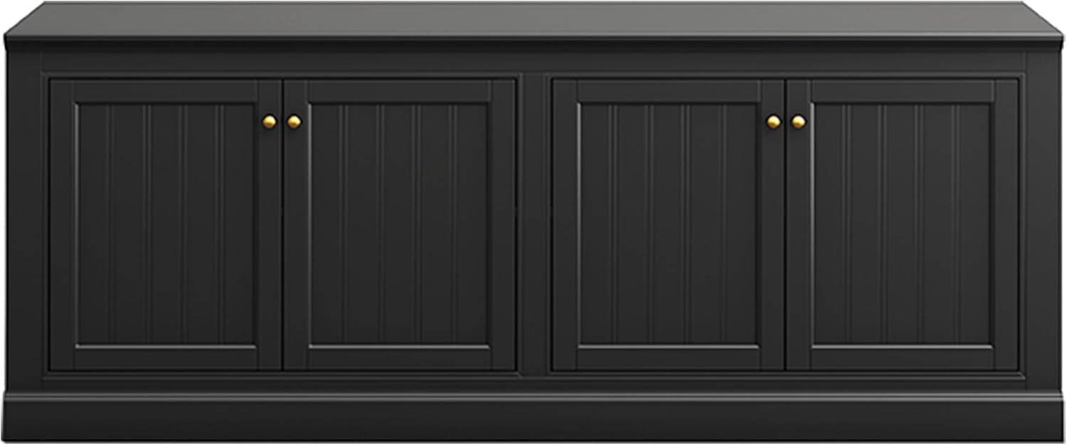 Averis 72" Sideboard Buffet Cabinet Amerlife Black