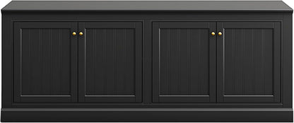 Averis 72" Sideboard Buffet Cabinet Amerlife Black